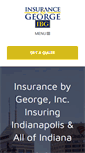 Mobile Screenshot of insurancebygeorge.com