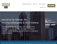 Tablet Screenshot of insurancebygeorge.com